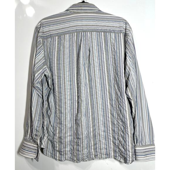 Tommy Bahama Silk Button Down Light Weight Long Sleeve Casual Preppy Men Large - Picture 5 of 9